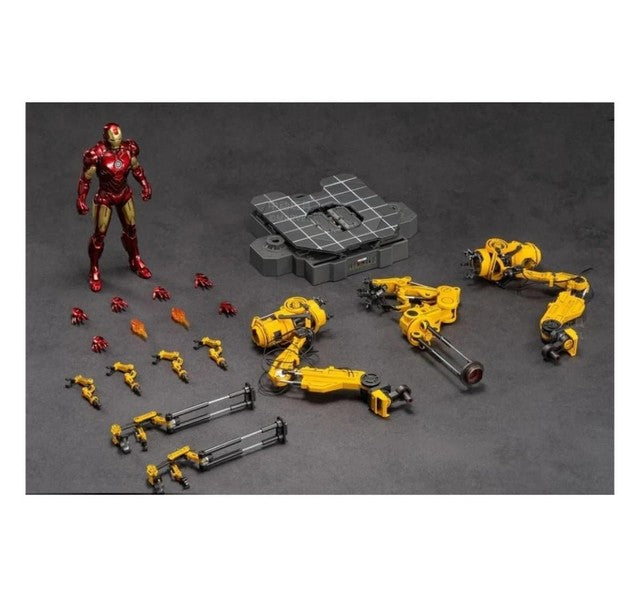 ZD Toys Marvel studios Infinity Saga 'Iron man Mark IV Suit - Up Gantry Action Figure