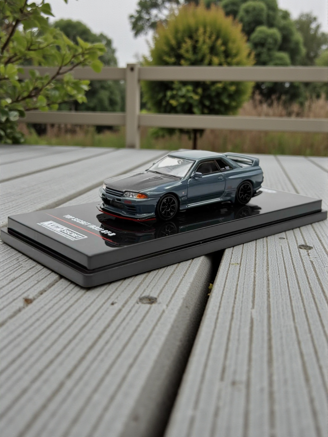 INNO64 Nissan Skyline GT-R R32 TOP Secret 1:64 Scale Metal Diecast IN64-R32TS-STGR