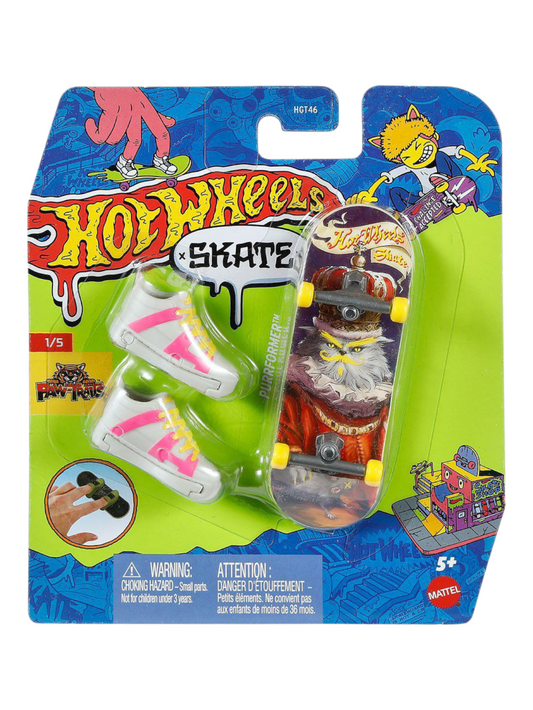 HotWheels Skate Purrformer Fingerboard and Skate Shoes
