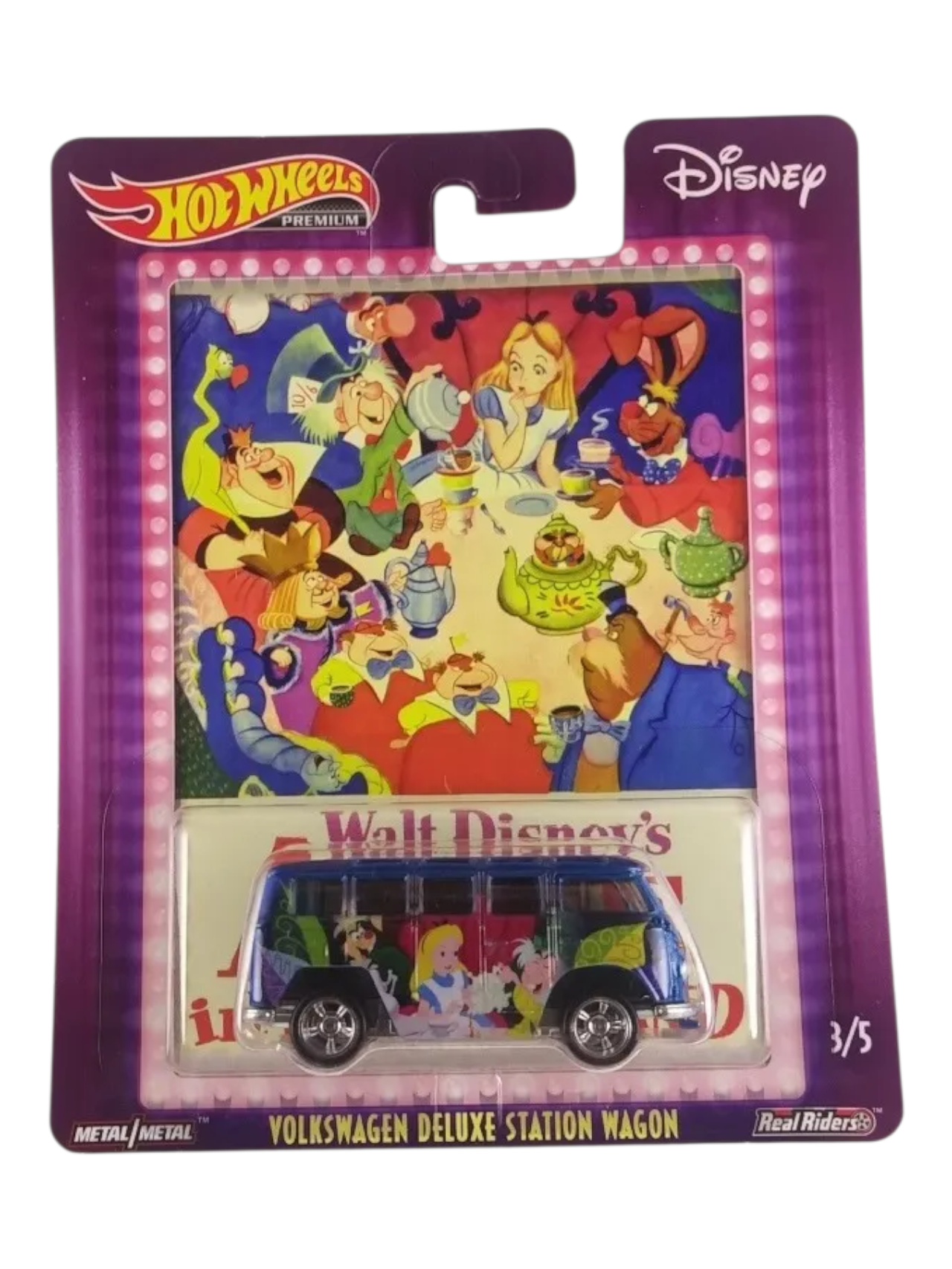 Hotwheels Volkswagen Deluxe Station Wagon Premium Disney Imported 1:64 Scale
