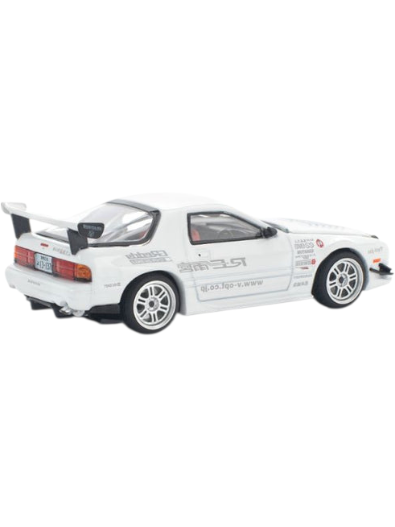 Pop Race #260: Mazda RX7 FC3S Re-Amemiya - White 1:64 Scale