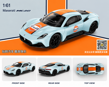 CCA "Maserati MC20" Gulf Imported 1:61 Scale acrylic Case No 017