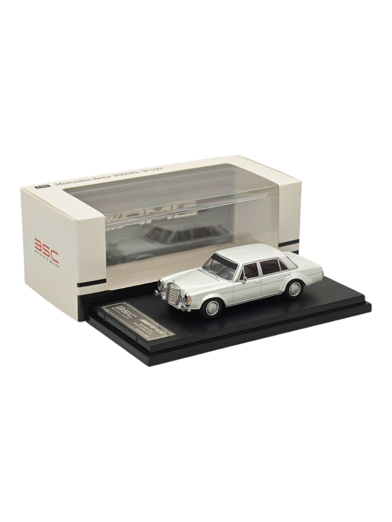 BSC Models Mercedes-Benz 300SEL W 109 Premium Diecast 1:64 Scale (With Acrylic Case)