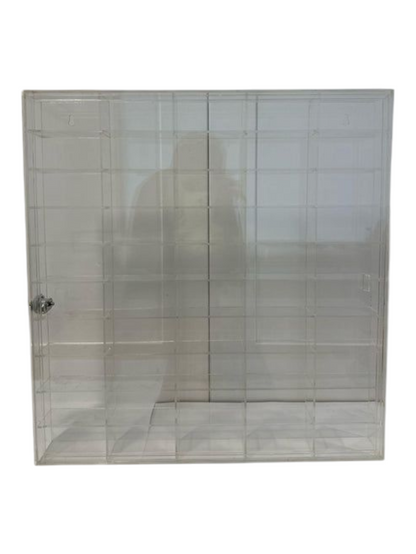 Acrylic Case For Storage holds 50 Cars  Locking System (Cars not Included)