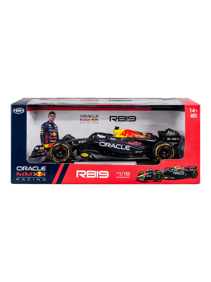 HMB Formula 1 "Oracle Red Bull Racing RB19 Max Verstappen Die-Cast Model Car| Premium Collectible (No.1) 1:18 Scale Code. F1801