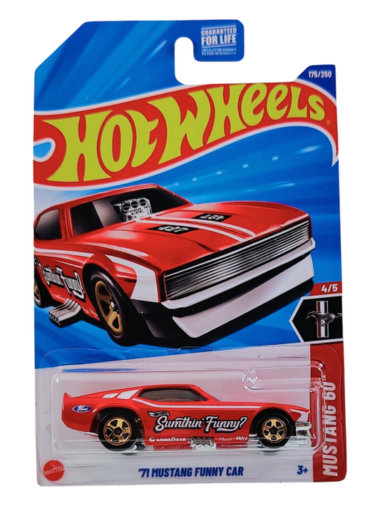 HotWheels 71 Mustang Funny Car Imported Mainline 1:64 Scale
