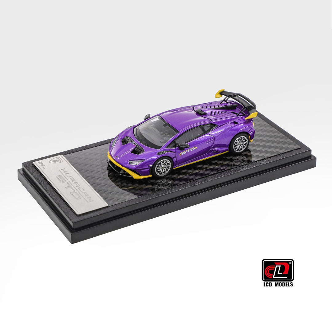LCD Model Lamborghini Huracan STO Die-Cast Model Premium 1:64 Scale LCD64043-PU(Purple)