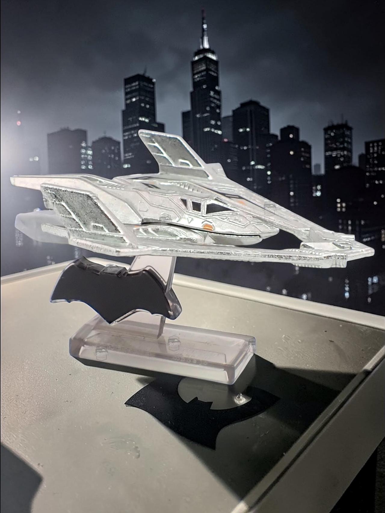 Hotwheels Silver Series "BATWING" Imported Card Art 1:64 Scale