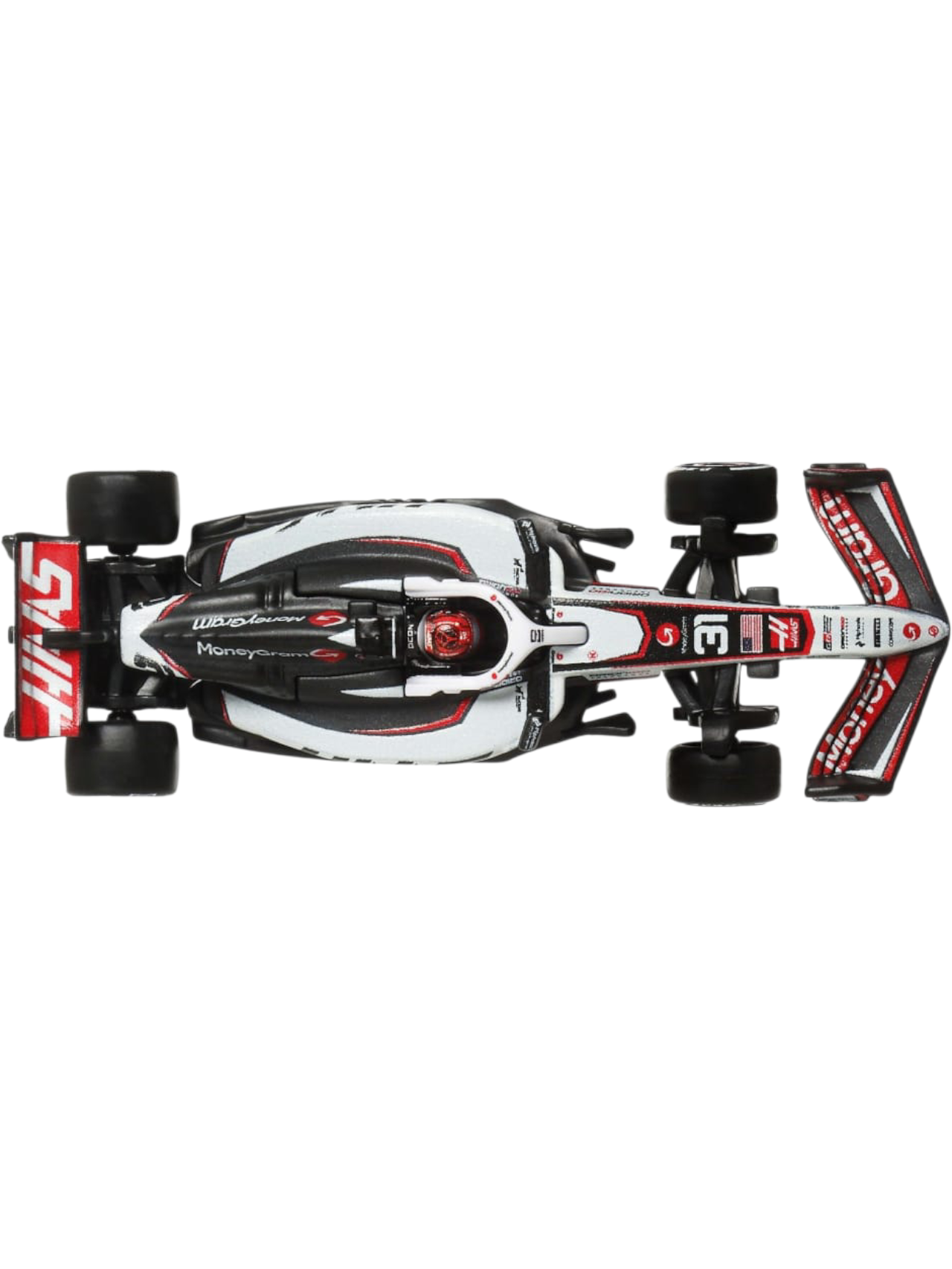 Hotwheels premium moneygram haas f1 team 2025 no 31 1:64 Scale JKD78