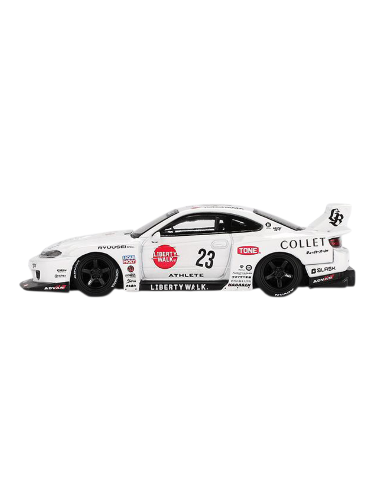 Mini GT Nissan S15 Silvia LB-Super Silhoutte (Athlete) Code-1054 1:64 Scale