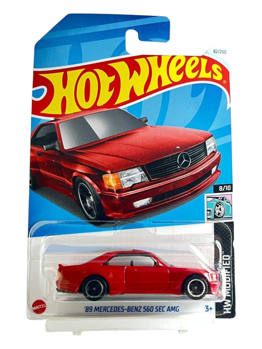 Hotwheels '89 Mercedes -benz 560 sec AMG Imported Mainline 1:64 Scale