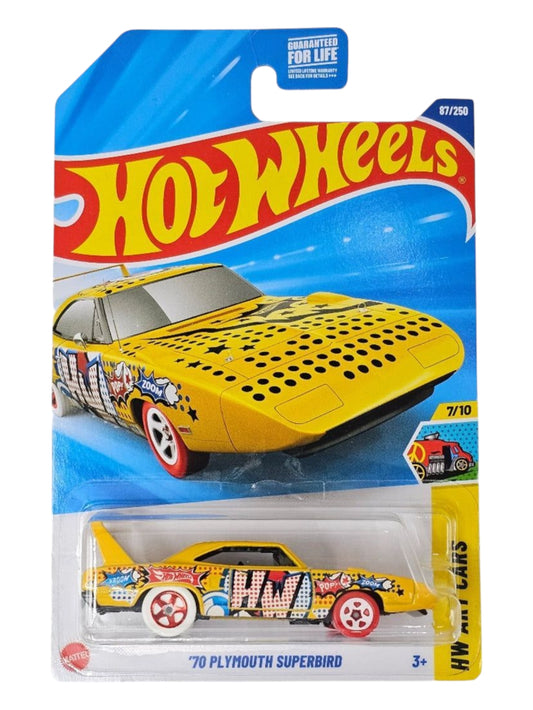 Hotwheels '70 Plymouth superbird imported mainline 1:64 Scale