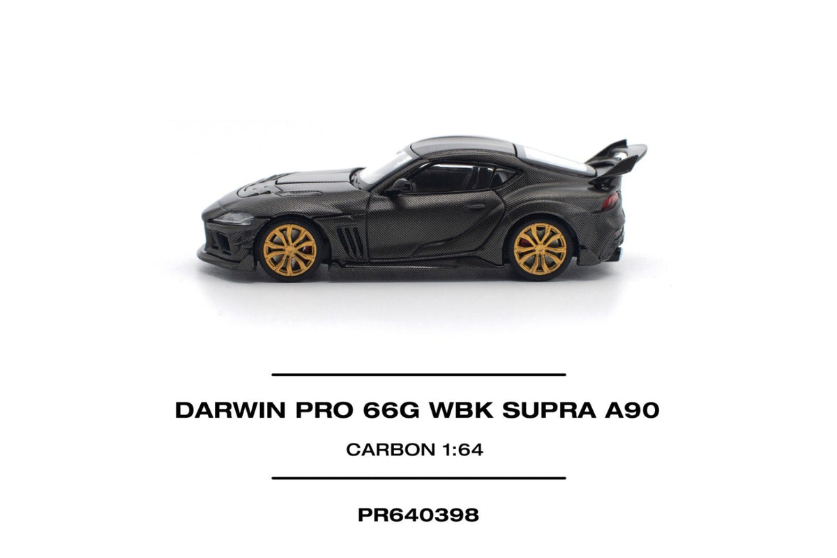 ( PR640398 ) Pop Race DARWIN PRO 66G WBK SUPRA A90 CARBON EDITION Diecast Model 1:64 Scale