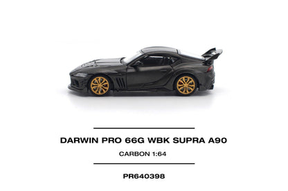 ( PR640398 ) Pop Race DARWIN PRO 66G WBK SUPRA A90 CARBON EDITION Diecast Model 1:64 Scale