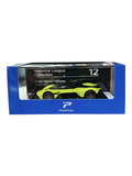Postercars Hypercar League Collection Aston Martin Valkyrie 1:64 Scale Lime Essence ( No 12 )