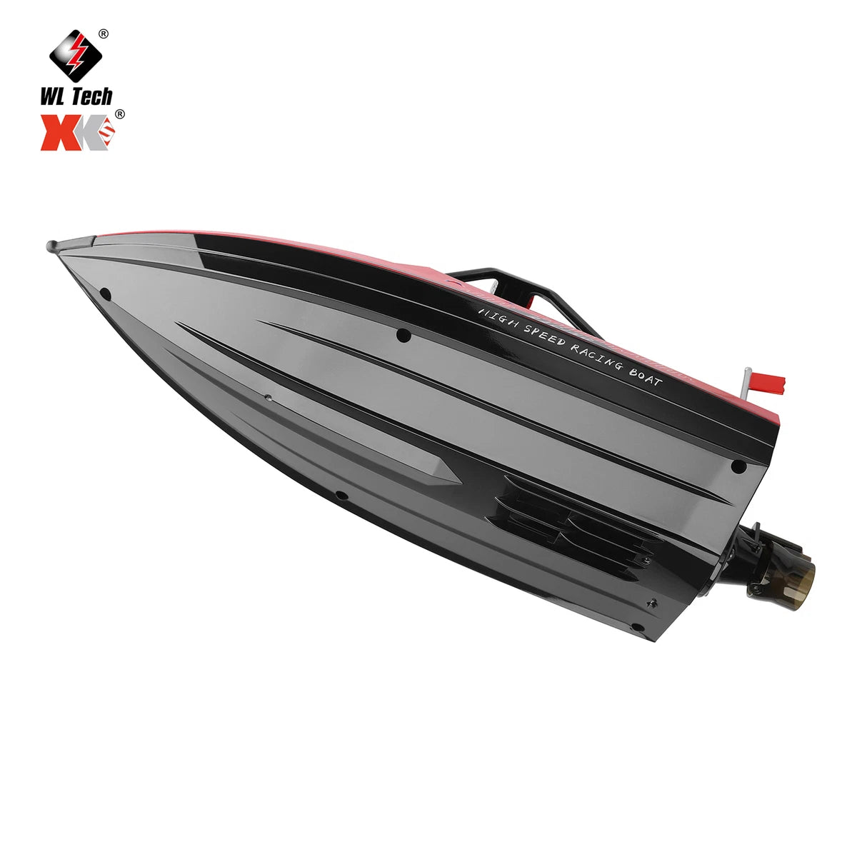Jet ship WL917 RC 16km/H RC Boat 2.4GHz Remote Control Boats RED O0N2
