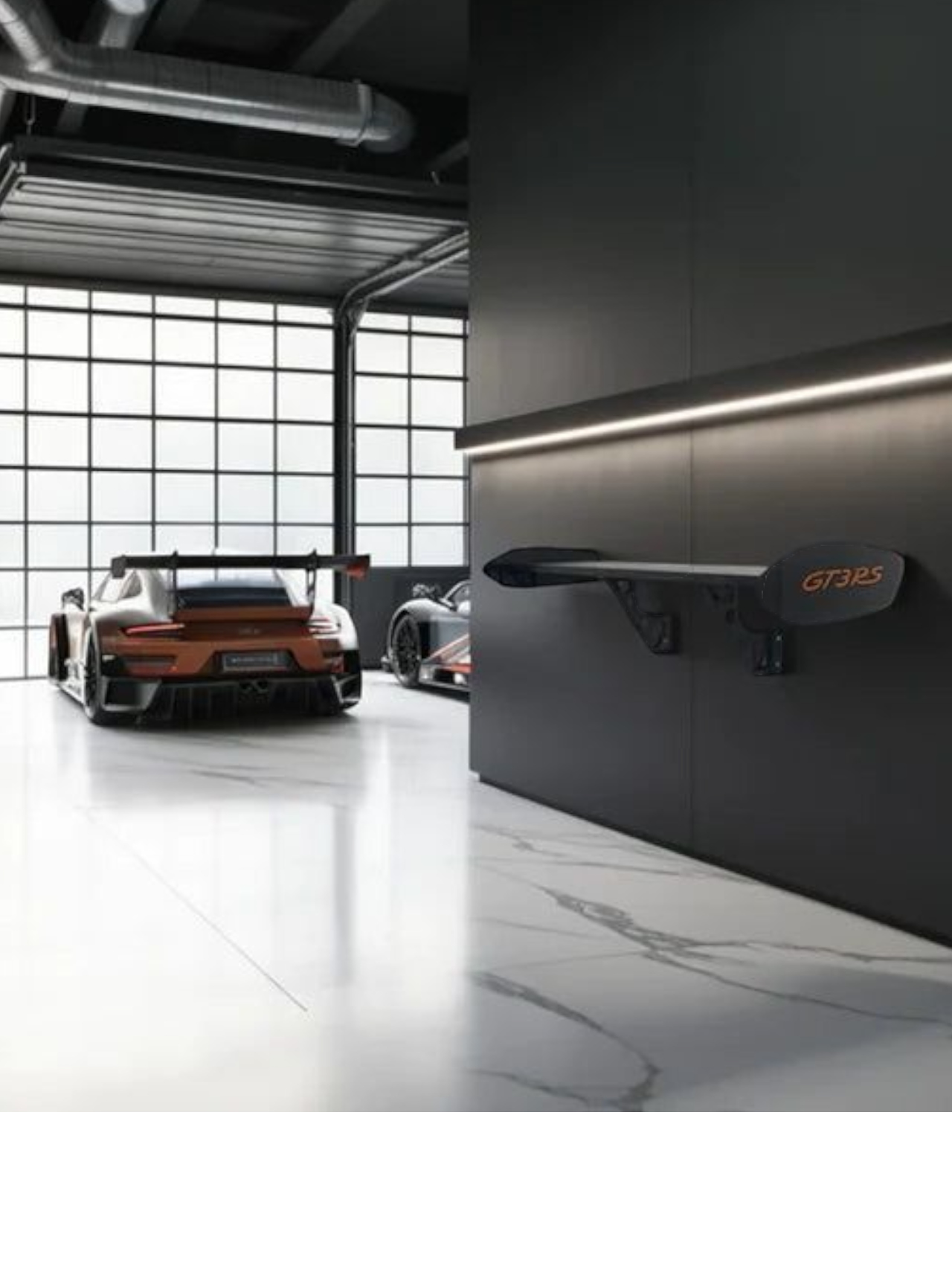 Porsche 911 GT3 RS Style Spoiler Shelf for storage