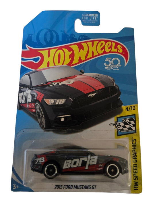 Hotwheels 2015 Ford mustang gt imported mainline 1/64 Scale