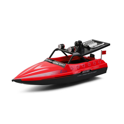Jet ship WL917 RC 16km/H RC Boat 2.4GHz Remote Control Boats RED O0N2