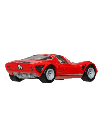 HotWheels Car Culture Alfa Romeo 155 V6 TI and 69 Alfa Romeo 33 Stradale Imported Premium 2 Pack 1:64 Scale