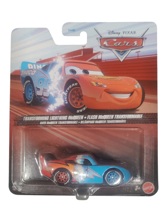 Disney Pixar Cars transforming lightning McQueen