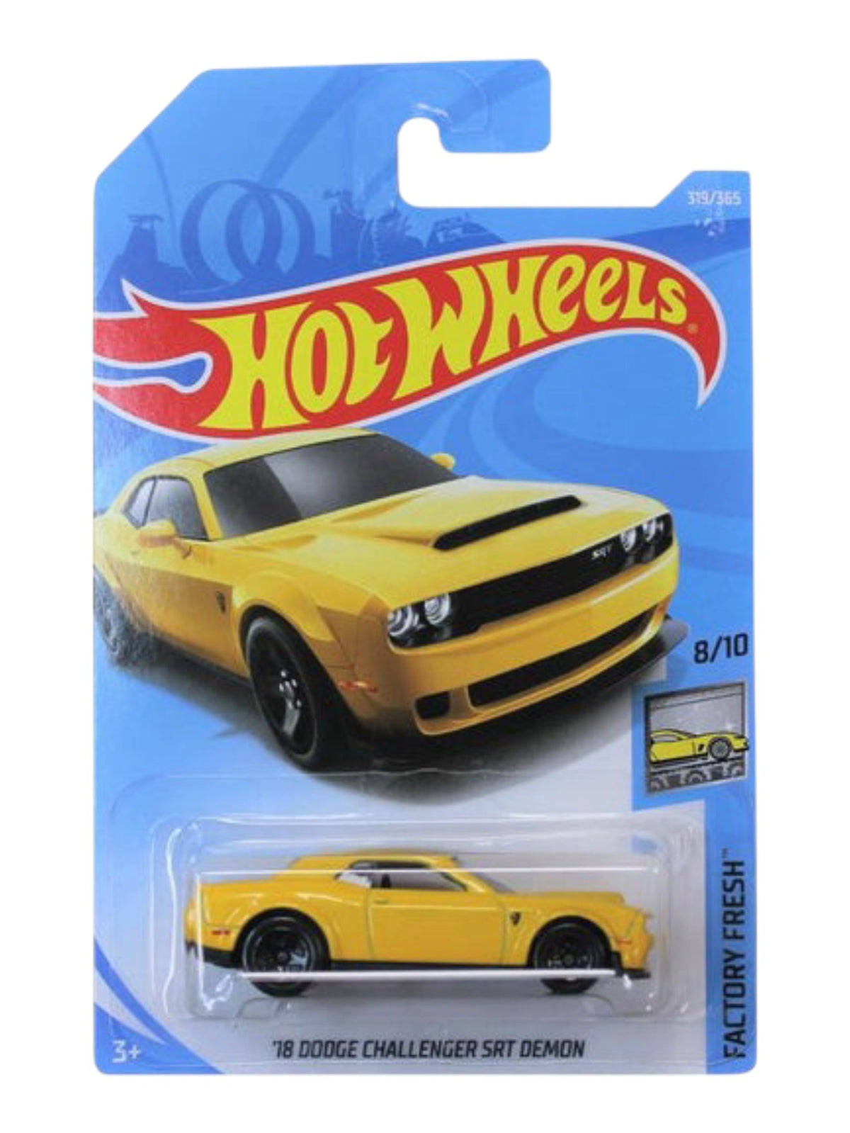 HotWheels 18 Dodge Challenger SRT Demon Imported Mainline 1:64 Scale