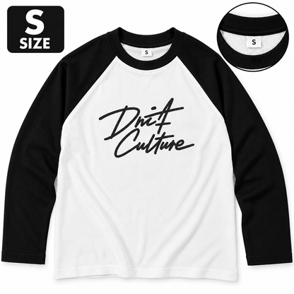 Drift Culture Men’s Round Neck Raglan Full Sleeve Printed T-Shirt | Stylish Casual & Trendy Streetwear Tee