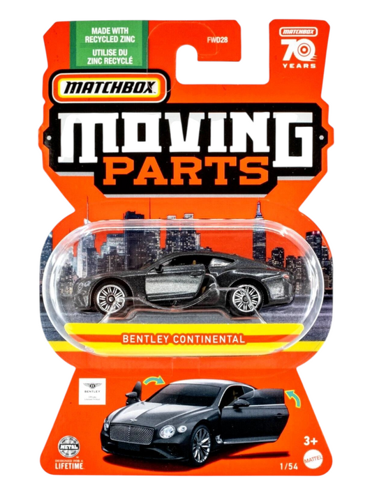 Matchbox Moving Parts Bentley Continental 1:64 Scale