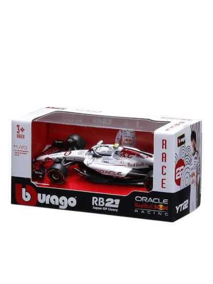 Bburago oracle red bull racing rb21 japan gp livery 22 yuki tsunoda 1:43 Scale Bburago-18-38233