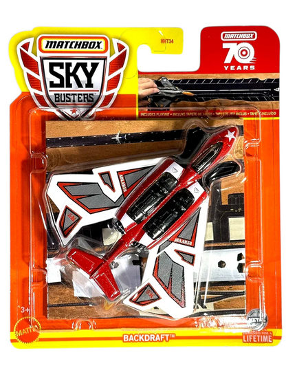 Matchbox Sky Busters Backdraft 70 years 19:32 Scale