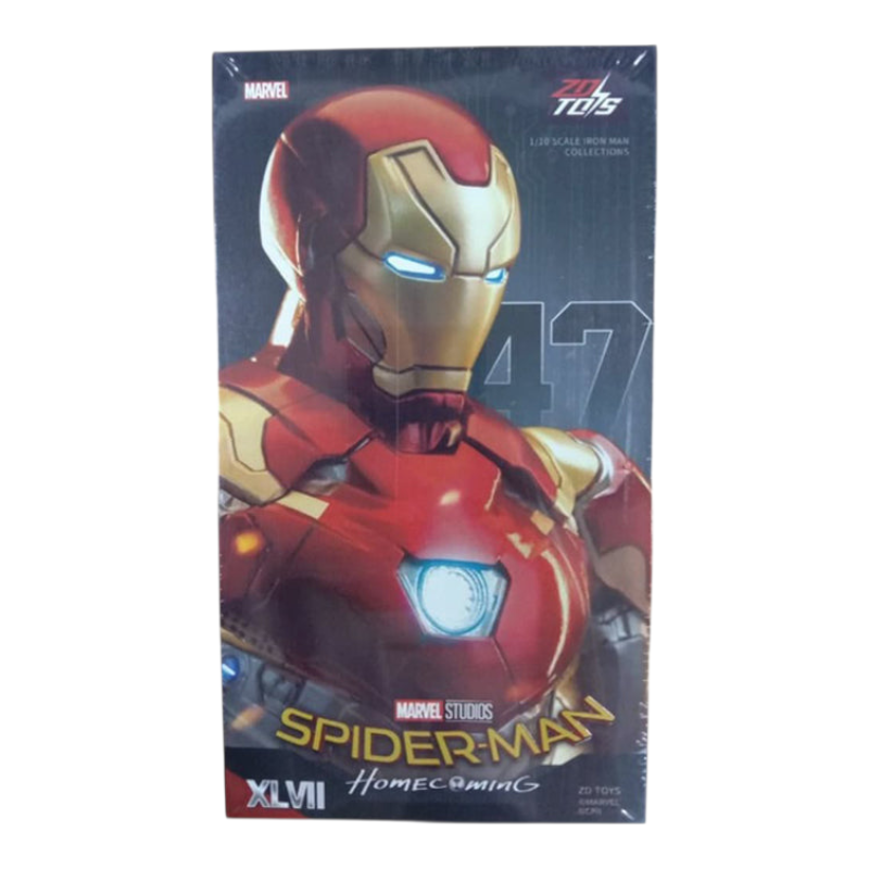 Marvel ZD Toys Spiderman 1:10 Scale Iron man Collection no 47