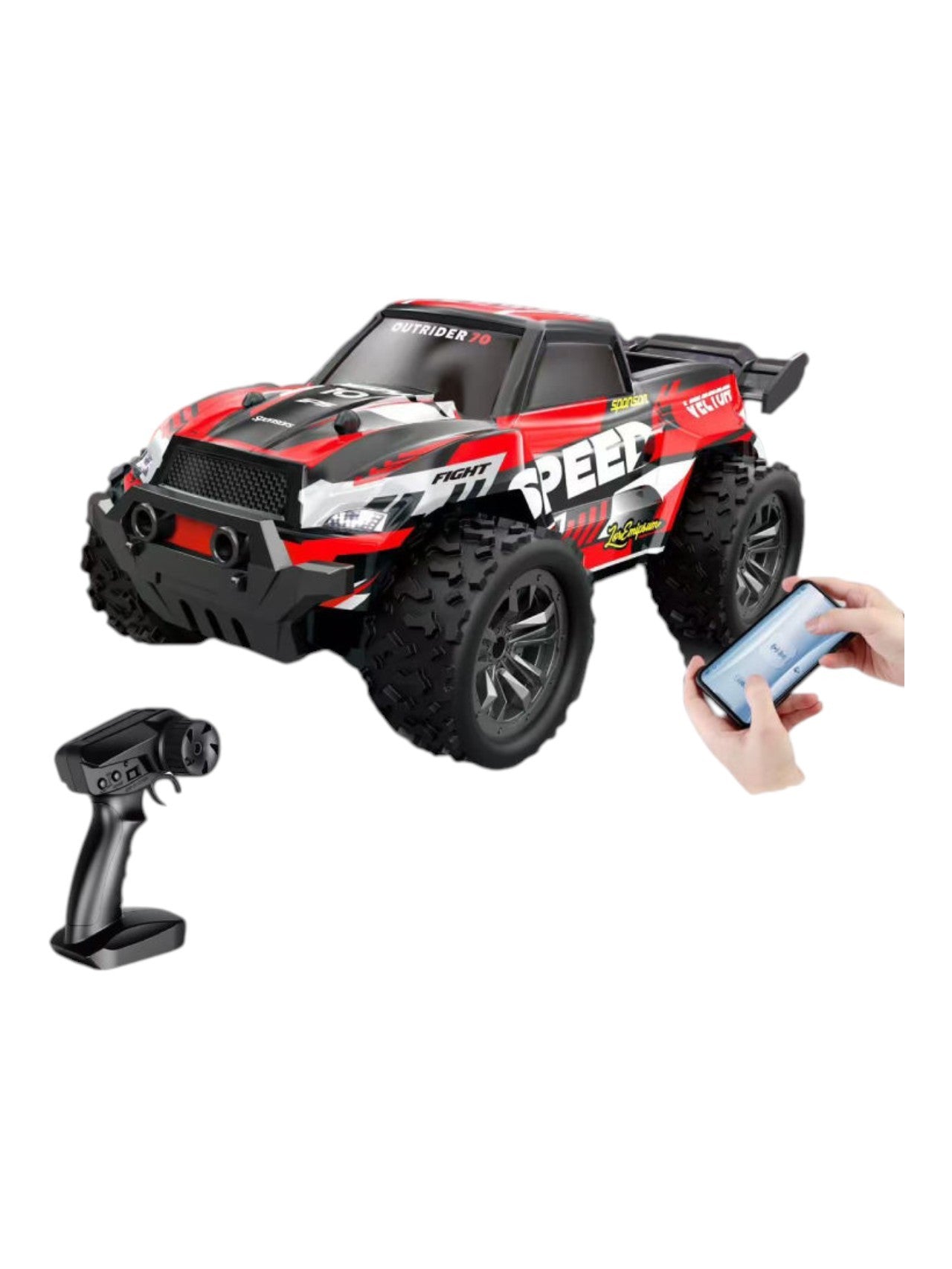 Wild Ride 4x4 RC Off-Road Car | High-Speed Remote Control Monster Truck | Full-Function Control 1:20 Scale No.006