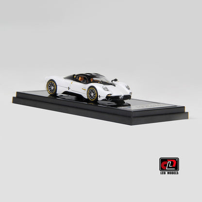 LCD Models Pagani Utopia Coupe Imported 1:64 Scale die-cast Model (code-LCD64039-BW/Black White)