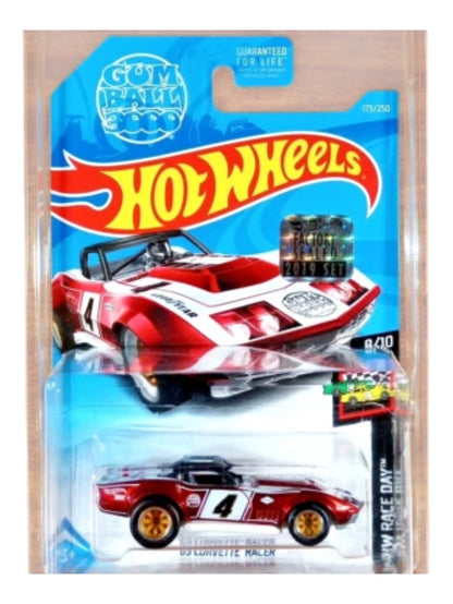 HotWheels '69 Corvette Racer ( Super Treasure Hunt  ) Imported 1:64 Scale