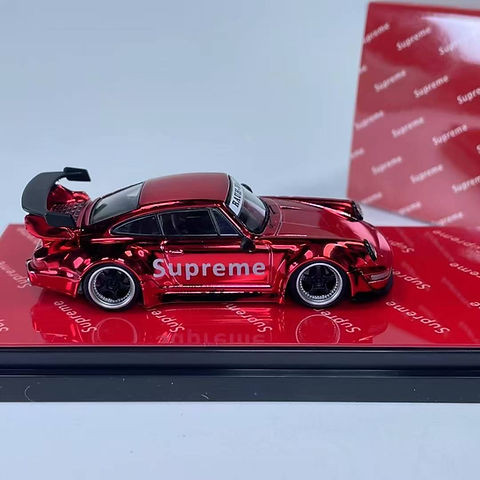 Flame Supreme Porsche RWB 993 Diecast Model 1:64 Scale