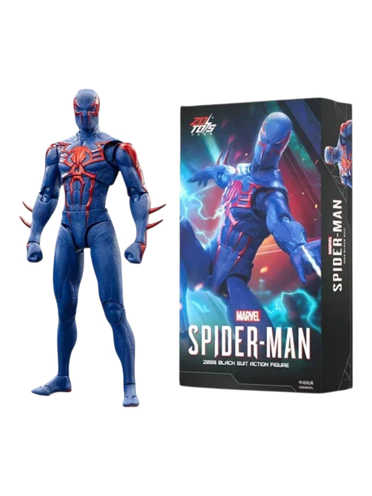 ZD Toys "Spider-Man 2099 Black Suit Action Figure (18 cm) | 1950-07 | 1:10 Scale Marvel Collectible Figure