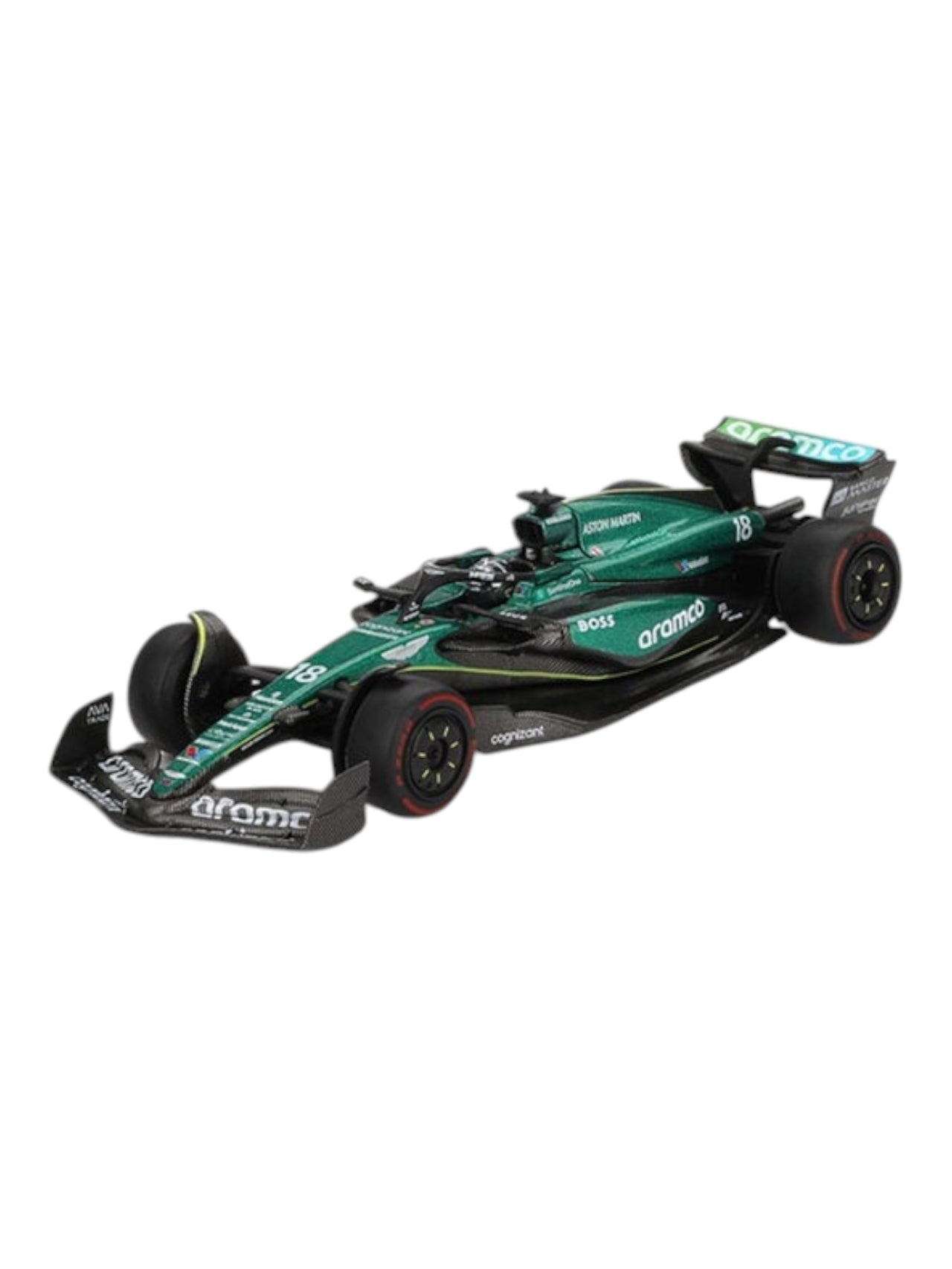 Mini GT Aston Martin amr24#18 2024 bahrain gp lance stroll code-1001 1:64 Scale