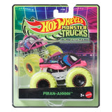 HotWheels monster trucks glow in the dark piran ahhhh 1:64 Scale JFX08