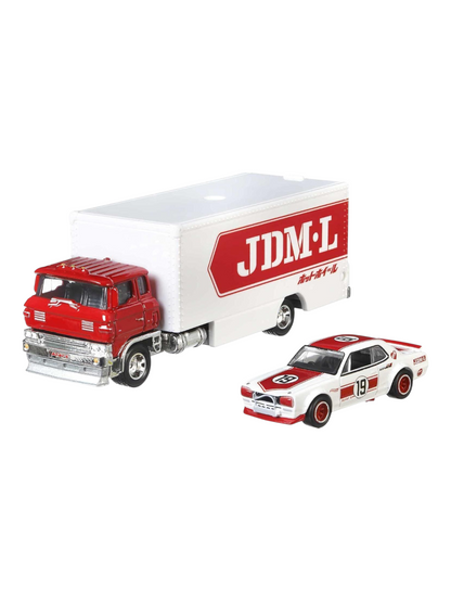 HotWheels Car Culture Team Transport Nissan Skyline HT 2000GT-X Sakura Sprinter #8 Imported 1:64 Scale