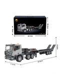 Huina 1318 1:18 RC Tractor Truck 9CH Remote Control Cars with Flatbed Trailer Assembled and Painted Hobby Model