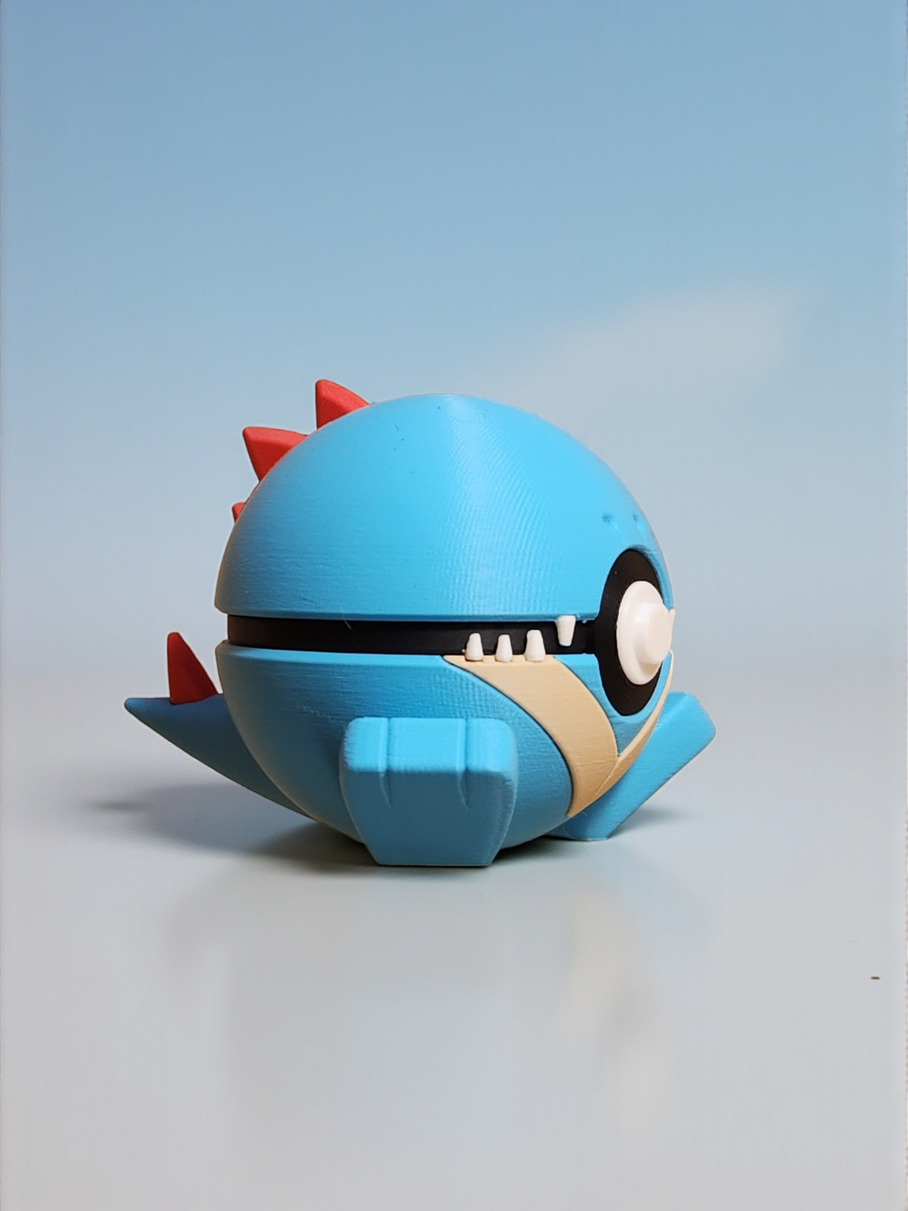 Pokemon pokeball Totodile display  show piece