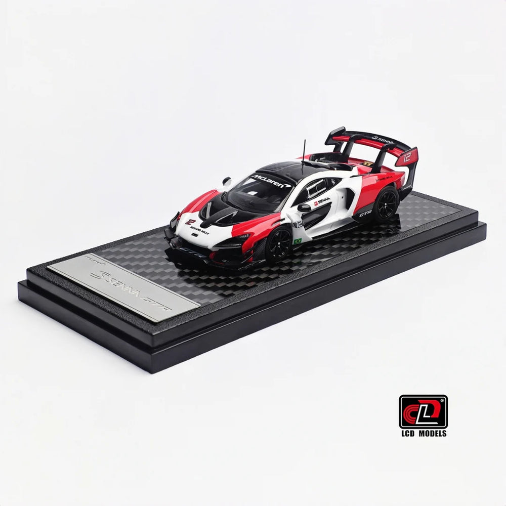 LCD Models Mclaren Senna GTR Imported 1:64 Scale die-cast Model (code-LCD64024-RW-Red/White)