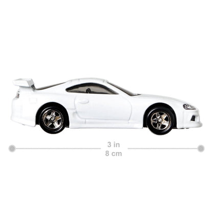 Hotwheels Premium Car Culture 'Toyota Supra (White) 1:64 Diecast Model Car