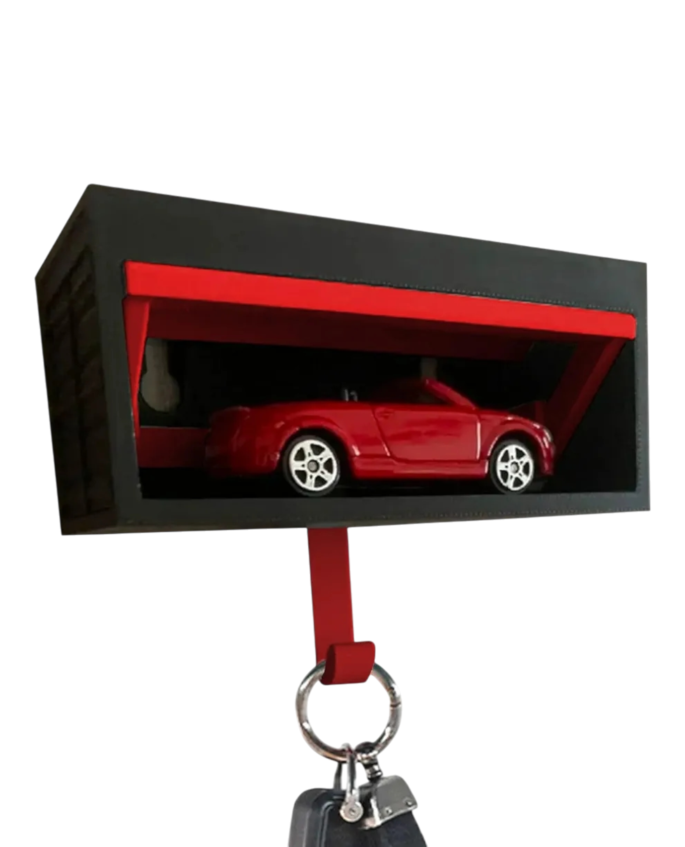 Car garage keychain holder storage