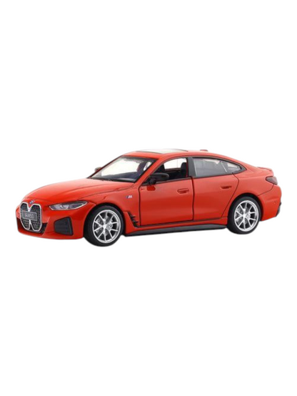 CCA BMW i4 M50 Red 1:32 licensed pullback diecast Scale Model car