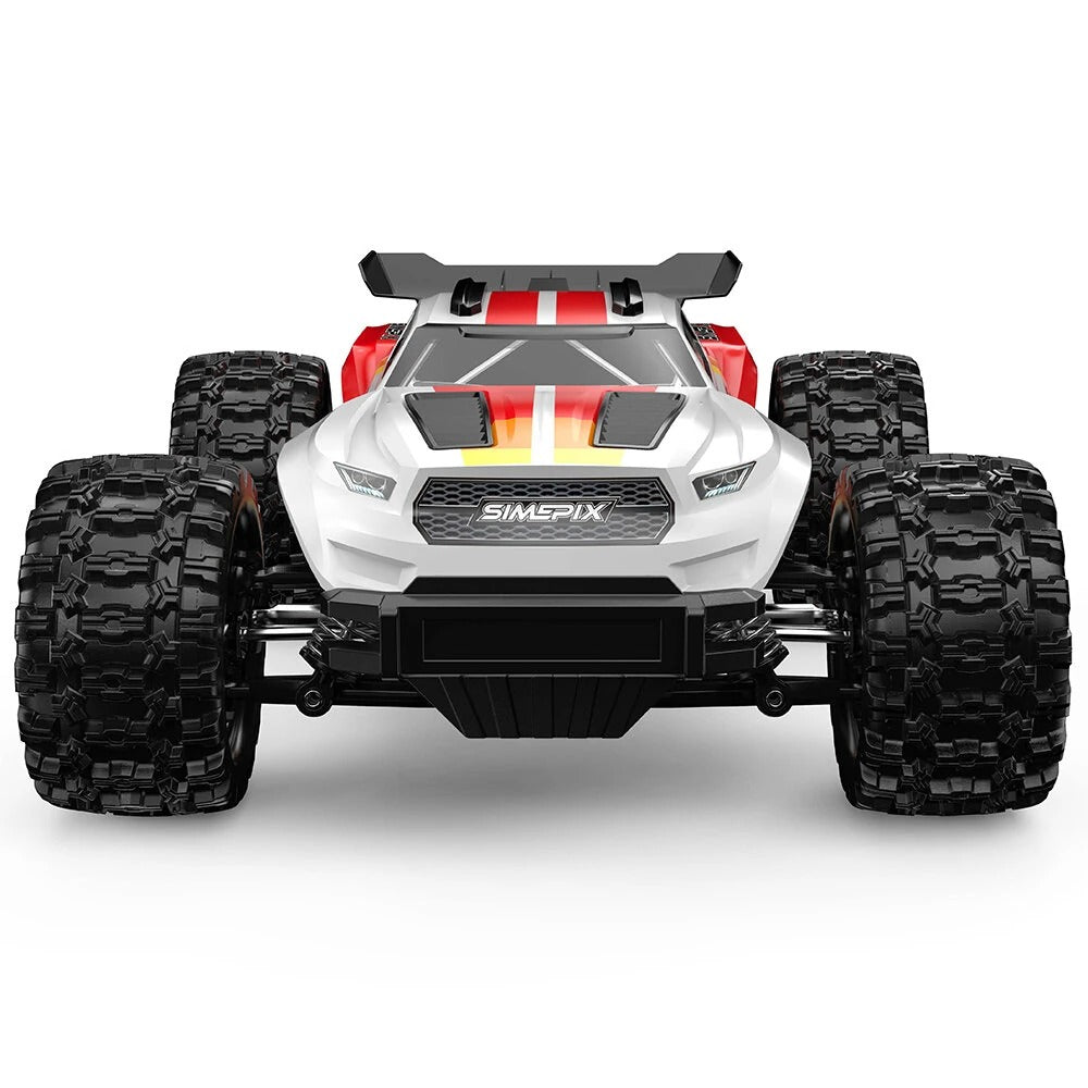 Mjx Hyper Go 18208 High Speed 4WD with 2.4 GHz Remote Control, 4X4 Waterproof Off-Road Truck with Two Rechargeable Batteries and Two car Bodies,1/18 Scale All Terrain RC Cars 35km/h