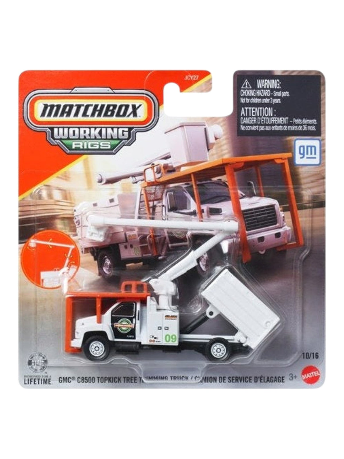 Matchbox Working Rigs GMC C8500 Topkick Tree Trimming Truck / Camion De Service D' Elagage Imported 1:64 Scale Diecast Metal