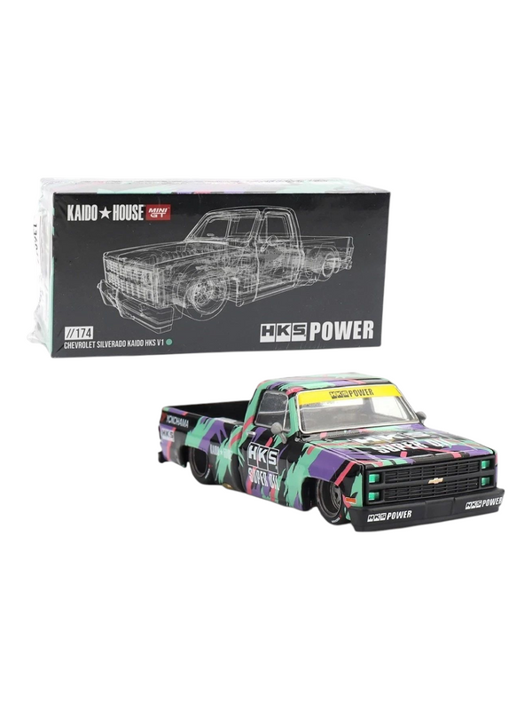 Mini GT Kaido House Chevrolet Silverado Kaido HKS V1 Code-174 1:64