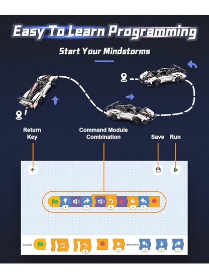 CADA Z-Wind Dual Mode Remote Control (RC) Car