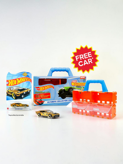 HotWheels storage Ultimate Collector Case 4 pcs (2x2) Hotwheels Connectible Cases (with car) storage